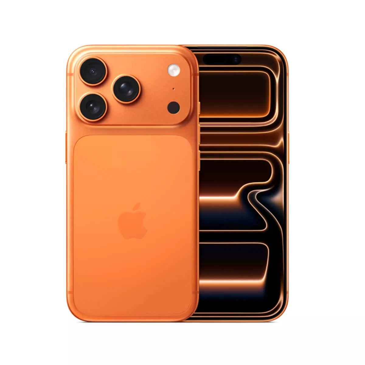 Apple iPhone 17 Pro Max 1TB Cosmic Orange titanium smartphone with Pro camera and 1TB storage, available in Qatar.