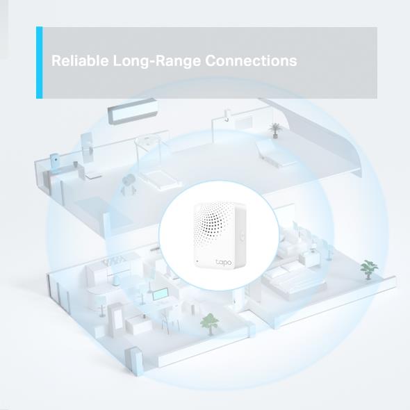 TP-Link Tapo H100 Smart Hub with Built-in Chime TP-Link Tapo H100 Smart Hub with Built-in Chime