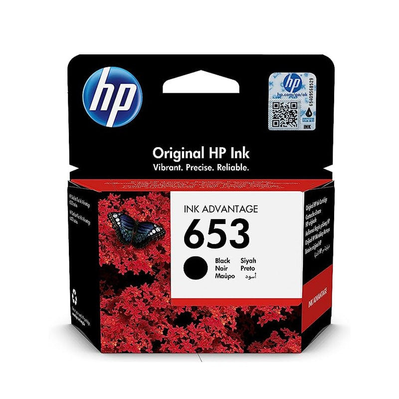 HP 653 Original Ink Cartridge - Black