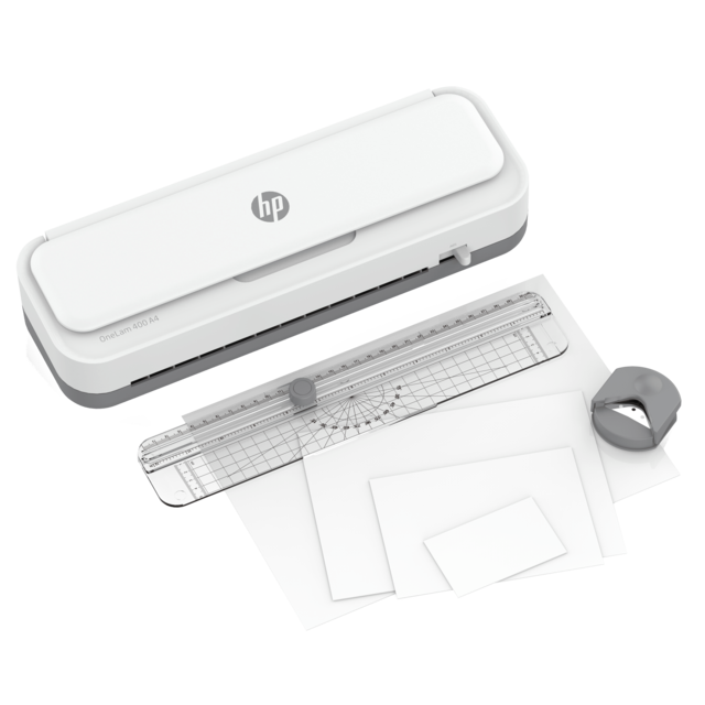 HP OneLam 400 A4 Laminator UK Version - White