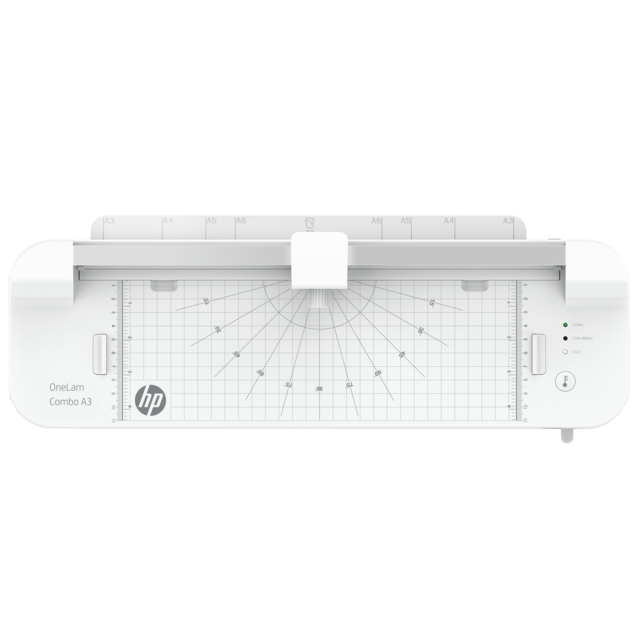 HP OneLam Combo A3 Hot & Cold Laminator UK Version - White