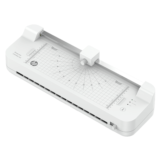 HP OneLam Combo A3 Hot & Cold Laminator UK Version - White