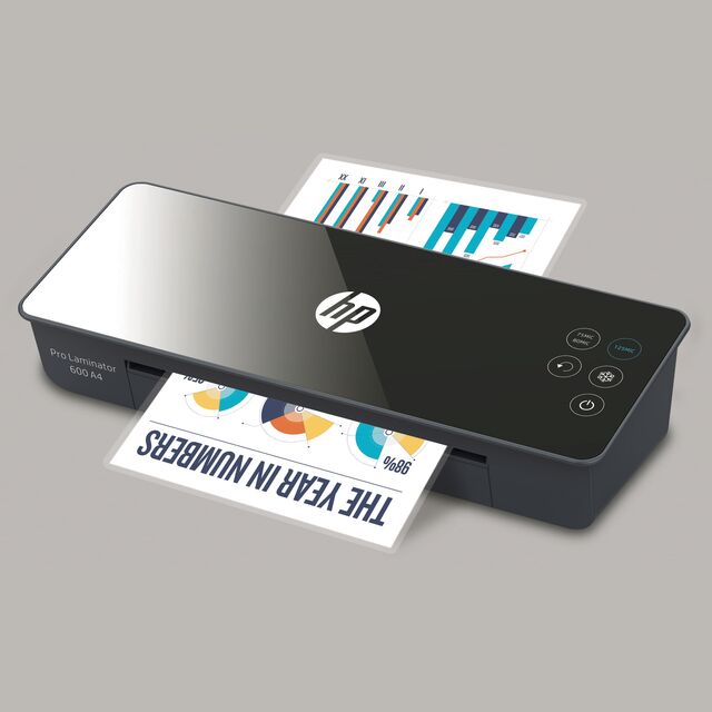 HP Pro Laminator 600 A4 UK Version - Black