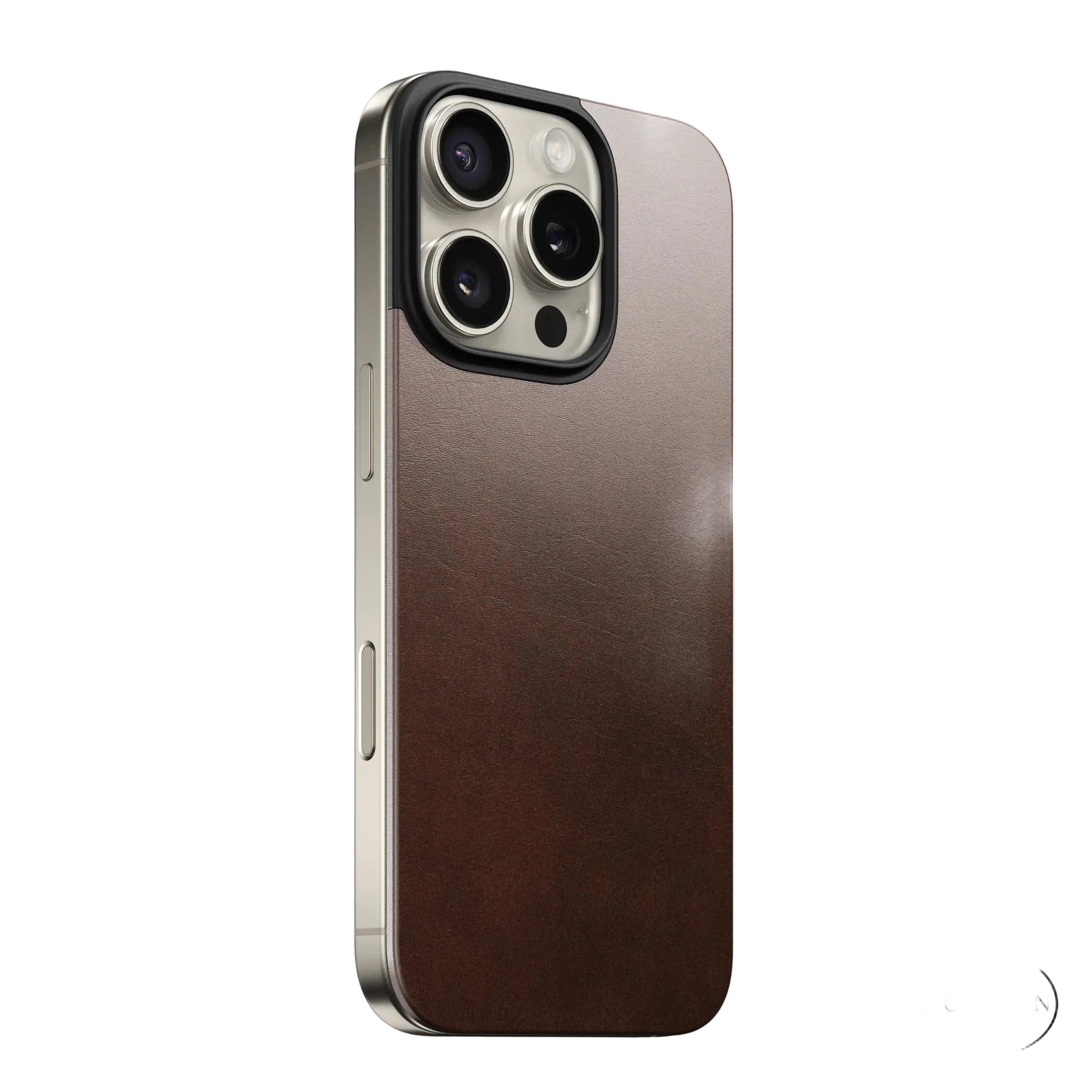 Nomad Magnetic Leather Back for iPhone 16 Pro Max - Brown Leather Nomad Magnetic Leather Back for iPhone 16 Pro Max - Brown Leather