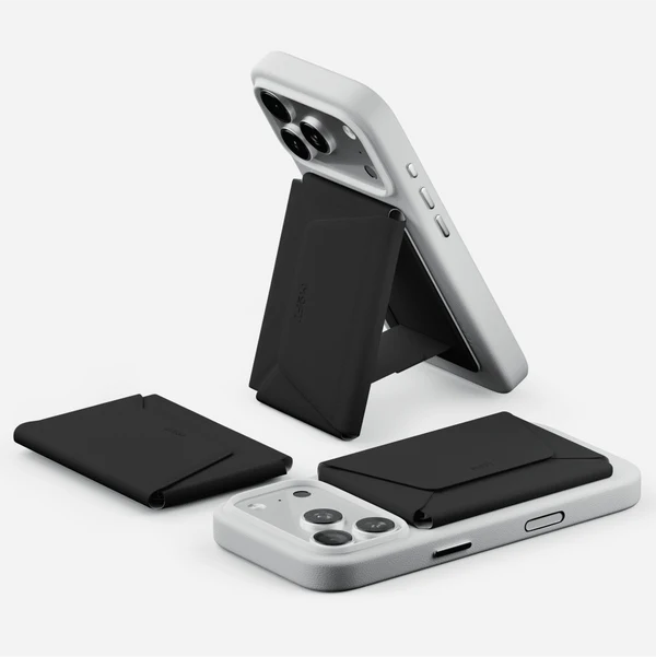 Filed Snapper Wallet MOFT Snap Field Travel Wallet Jet Black | MagSafe | Buy in Qatar – TechBay