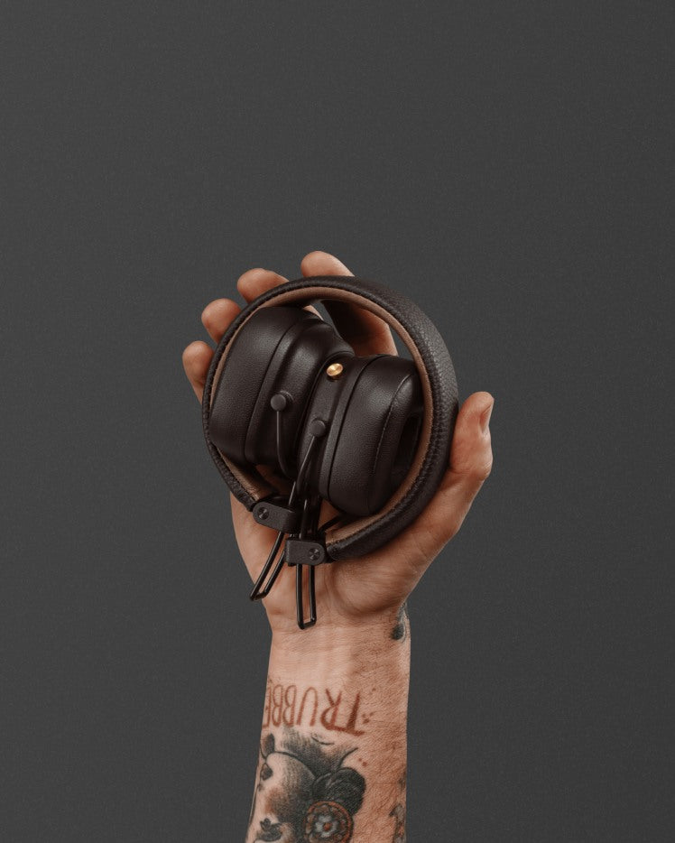 Marshall Major IV Brown Wireless Bluetooth Headphones