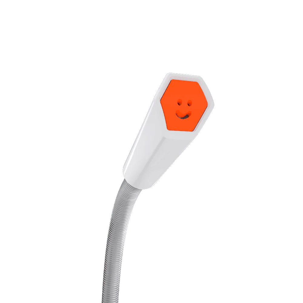 MeeTion MC12 Wired Conference Room Gooseneck Microphone- White