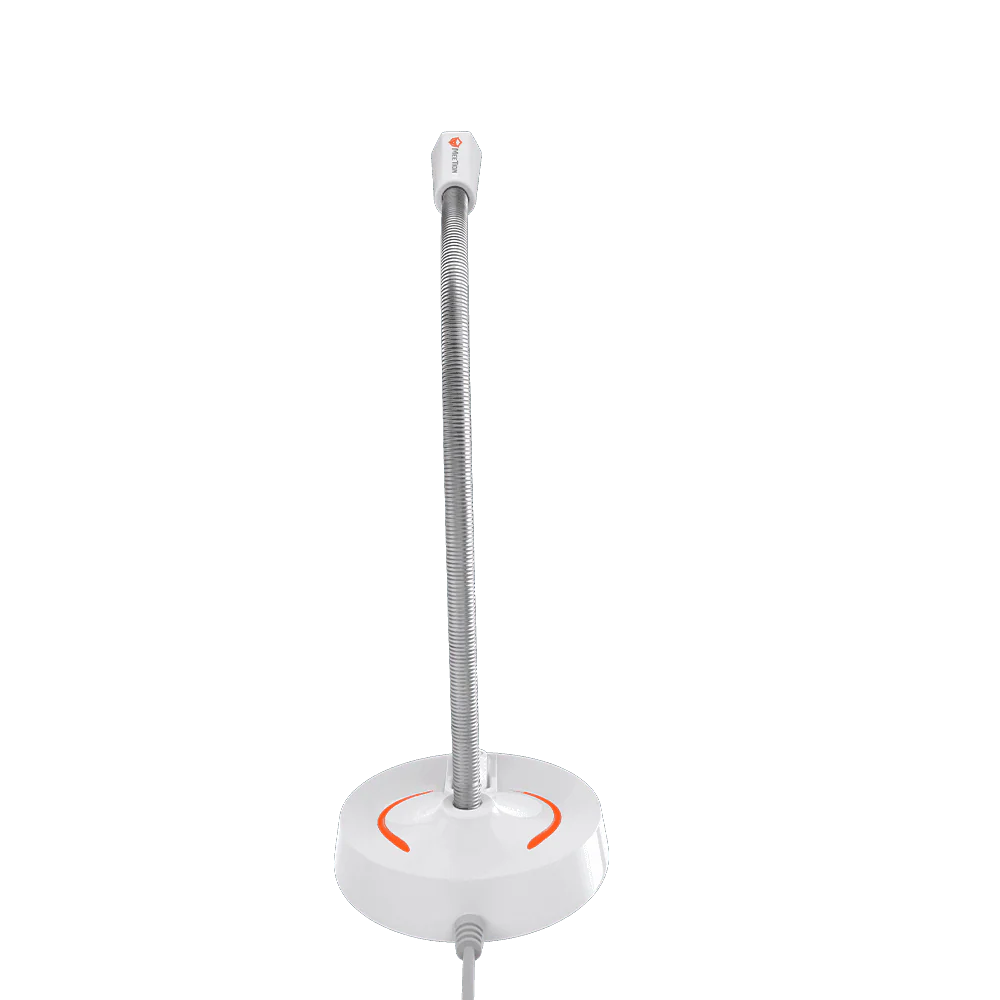 MeeTion MC12 Wired Conference Room Gooseneck Microphone- White