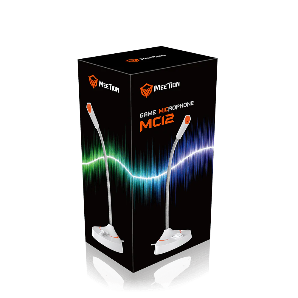 MeeTion MC12 Wired Conference Room Gooseneck Microphone- White MeeTion MC12 Wired Conference Room Gooseneck Microphone- White