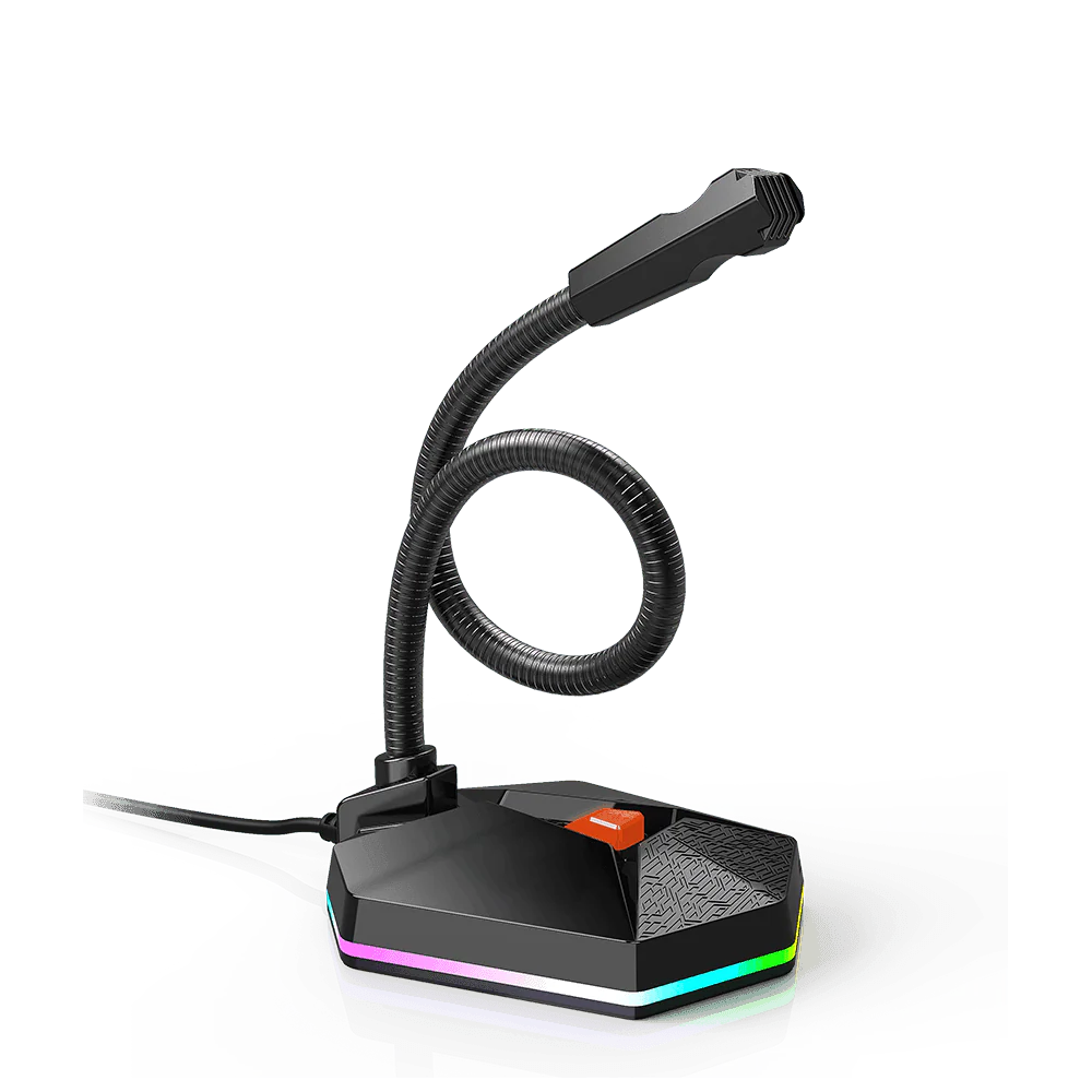 MeeTion MC13 Wired Conference Gooseneck Microphone – Black