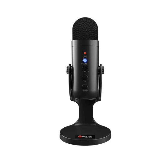 MeeTion MC20 professional wired gaming and conference microphone with flexible design, available in Qatar.