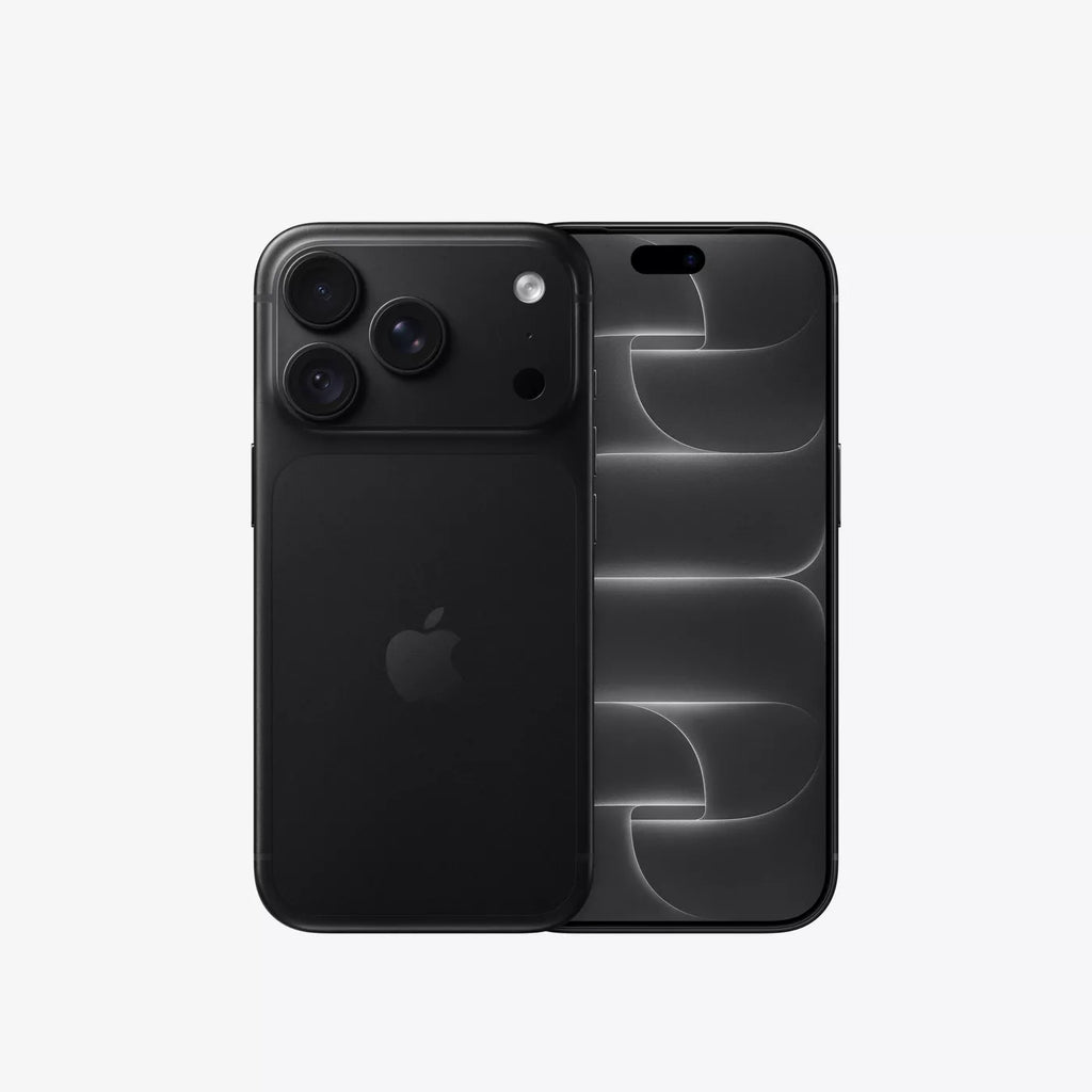 Apple iPhone 18 Pro 256GB in Black, front and back