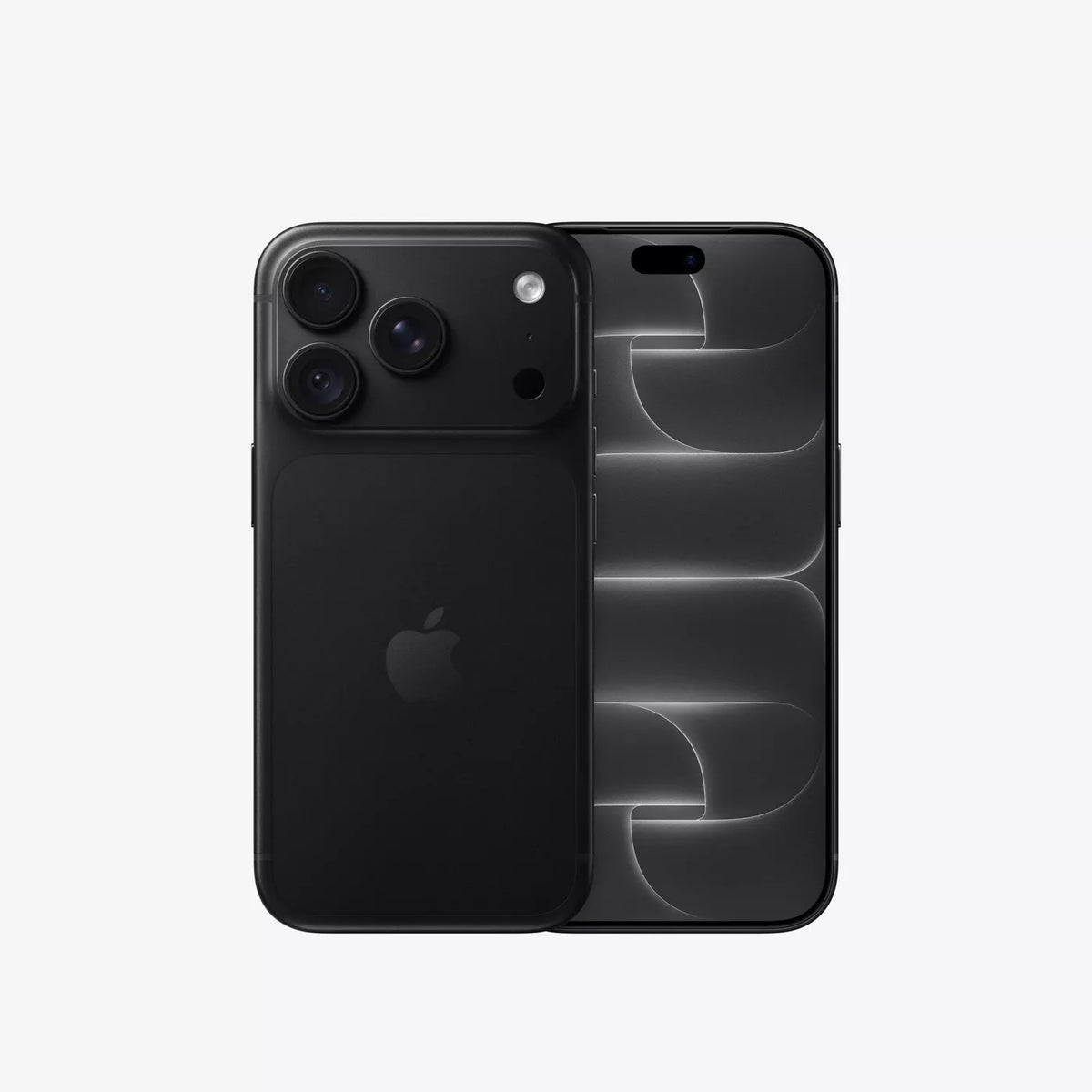 Apple iPhone 18 Pro 256GB in Black, front and back