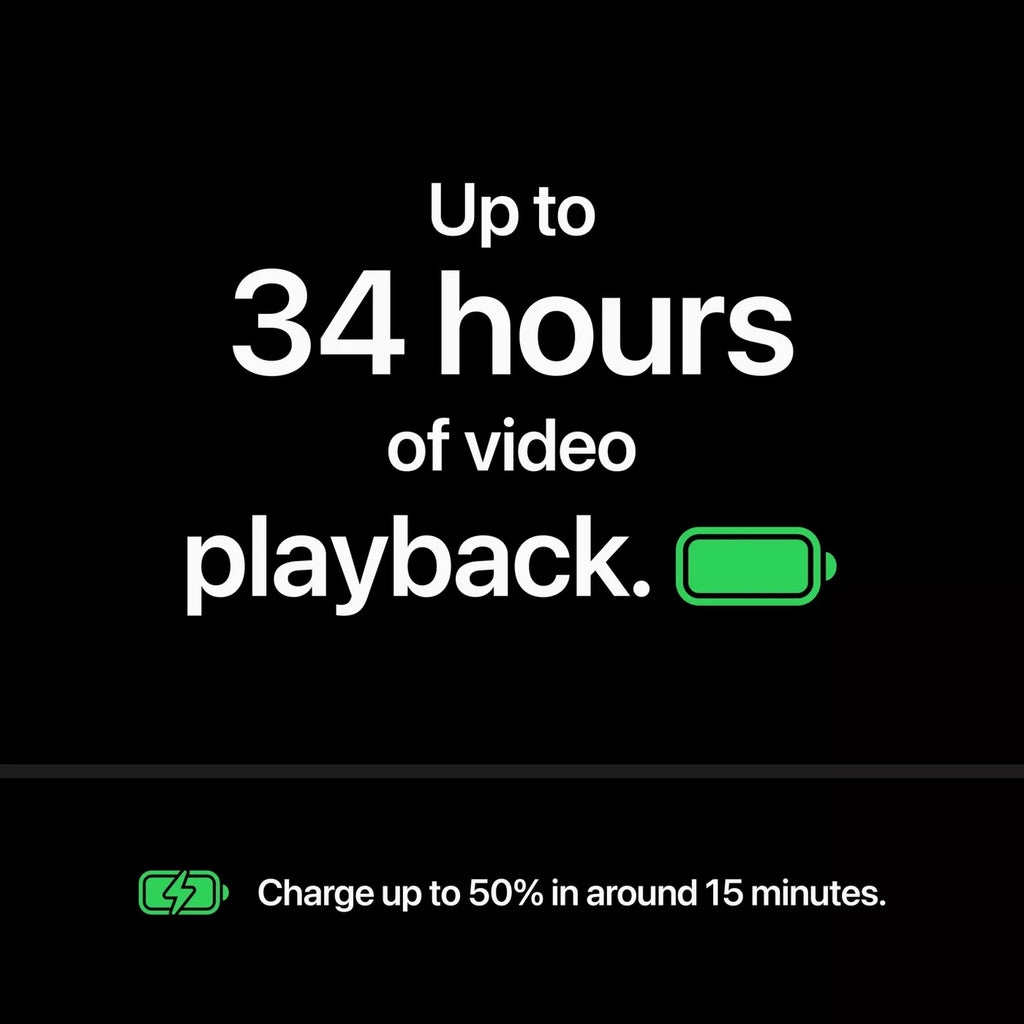 iPhone 18 Pro battery, up to 34 hours video playback