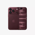 Apple iPhone 18 Pro 1TB in Burgundy, front and back