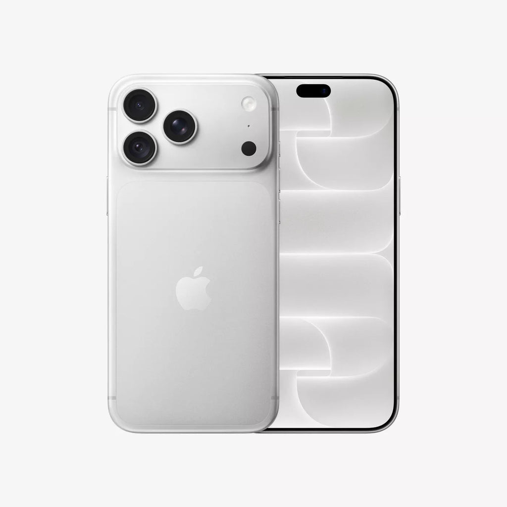 Apple iPhone 18 Pro Max 256GB in Silver, front and back