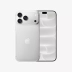 Apple iPhone 18 Pro Max 256GB in Silver, front and back