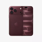 Apple iPhone 18 Pro Max 256GB in Burgundy, front and back