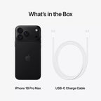 Apple iPhone 18 Pro Max 1TB in Black, what is in the box