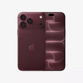 Apple iPhone 18 Pro Max 1TB in Burgundy, front and back