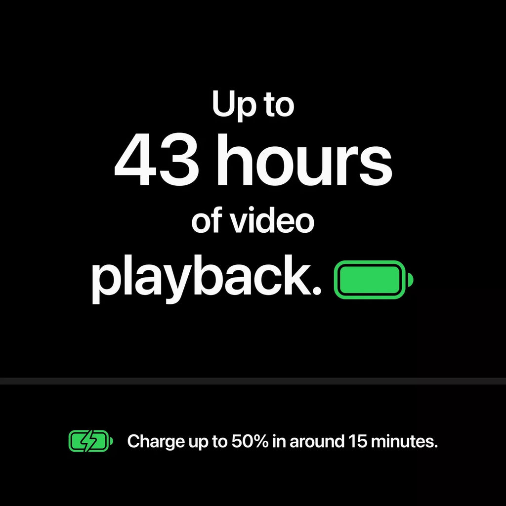 iPhone 18 Pro Max battery, up to 43 hours video playback