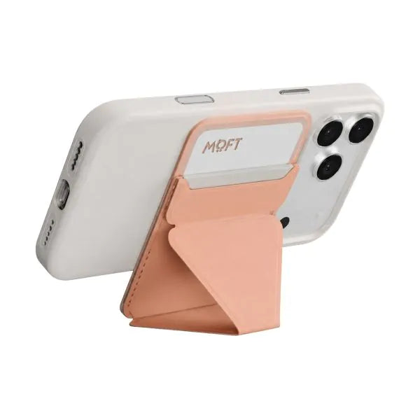 MOFT Trackable Snap-on Phone Stand & Wallet MOVAS Cherry Lacquer