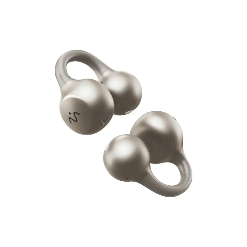 Momax 1-Vibe Clip Mini True Wireless ENC Clip-on Earbuds - Titanium