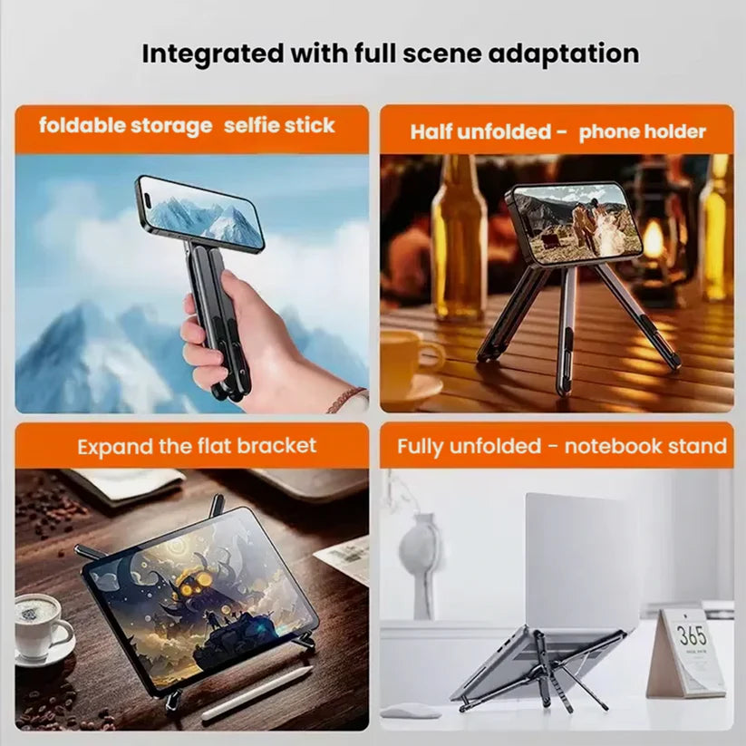 Mowsil 3-in-1 Magnetic Universal Laptop, Tablet & Phone Stand