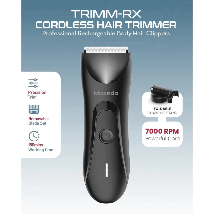 Moxedo MX-HT011 Cordless Rechargeable Body Hair Clipper Trimmer