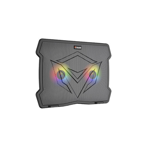 Meetion MT-CP2020 Gaming Cooling Pad with LED lighting and cooling fans for laptops in Qatar.