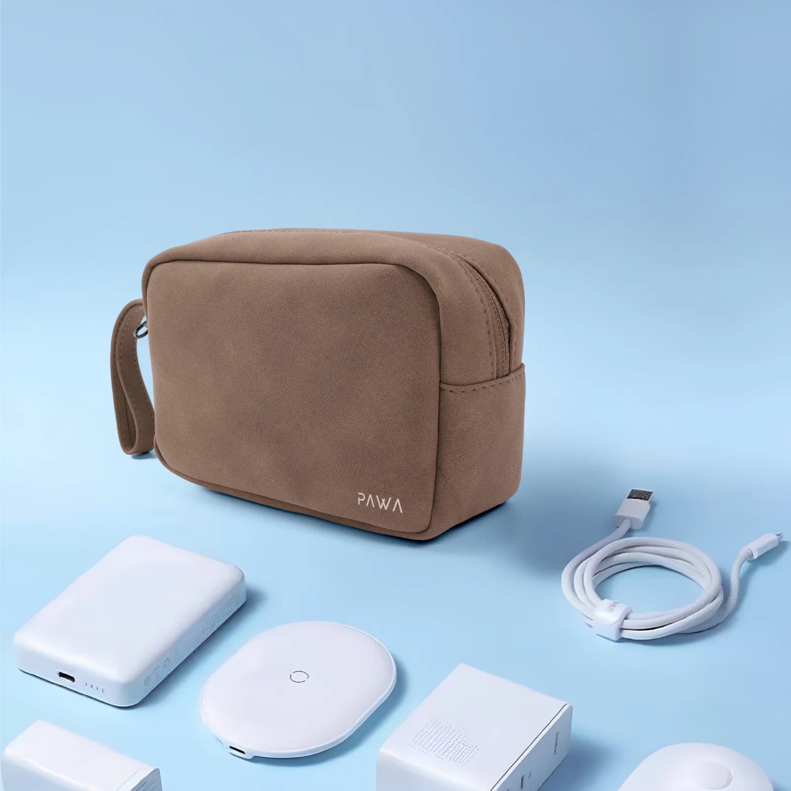 PAWA Bello Travel Pouch - Brown PAWA Bello Travel Pouch - Brown