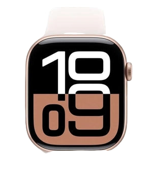 Apple Watch Series 10 GPS 46mm Rose Gold Aluminum with Light Blush Sport Band for Doha Qatar online shopping and delivery