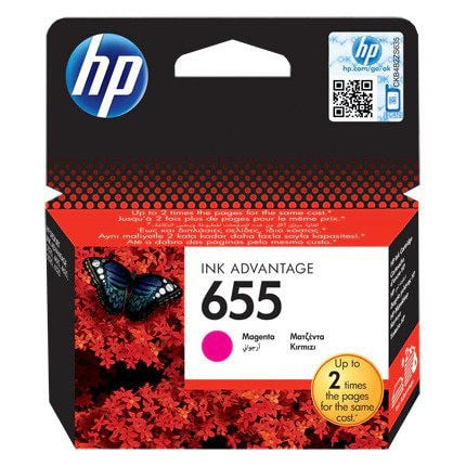 HP 655 Magenta Original Ink Advantage Cartridge
