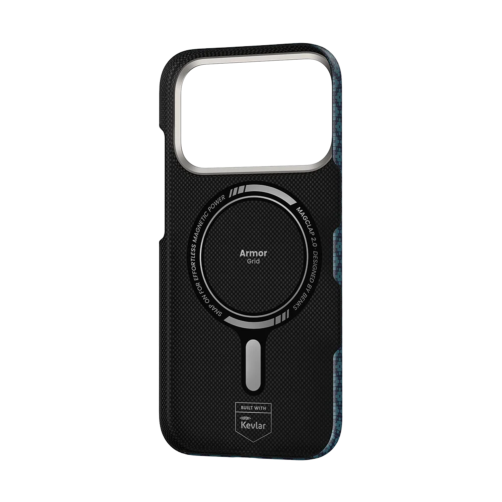 Benks ArmorGrid Kevlar Case for iPhone 17 Pro Max - Blue Benks ArmorGrid Kevlar Case for iPhone 17 Pro Max - Blue