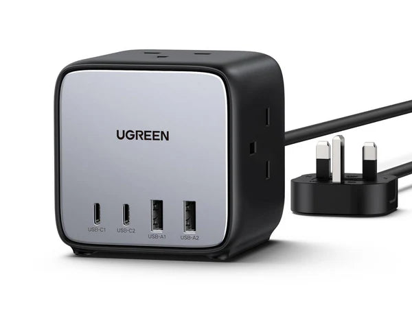 UGREEN 65W USB-C GaN 7-Port Desktop Charging Station - Black (CD268)