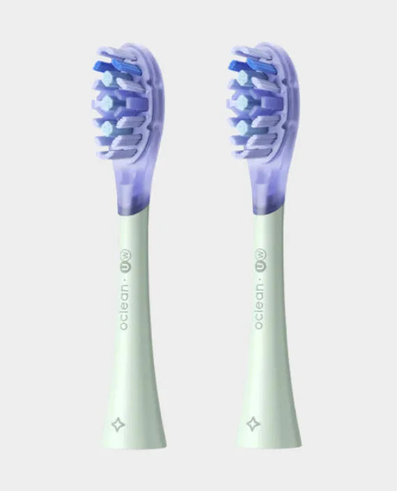 Oclean Ultra White UW01 Brush Head (2-pk) Green Color Oclean Ultra White UW01 Brush Head (2-pk) Green Color
