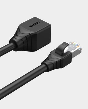 UNITEK CAT6 STP Ethernet Extension Cable | 2m | 1Gbps | 250MHz | RJ45 Male to Female C1896BK-2M – Black
