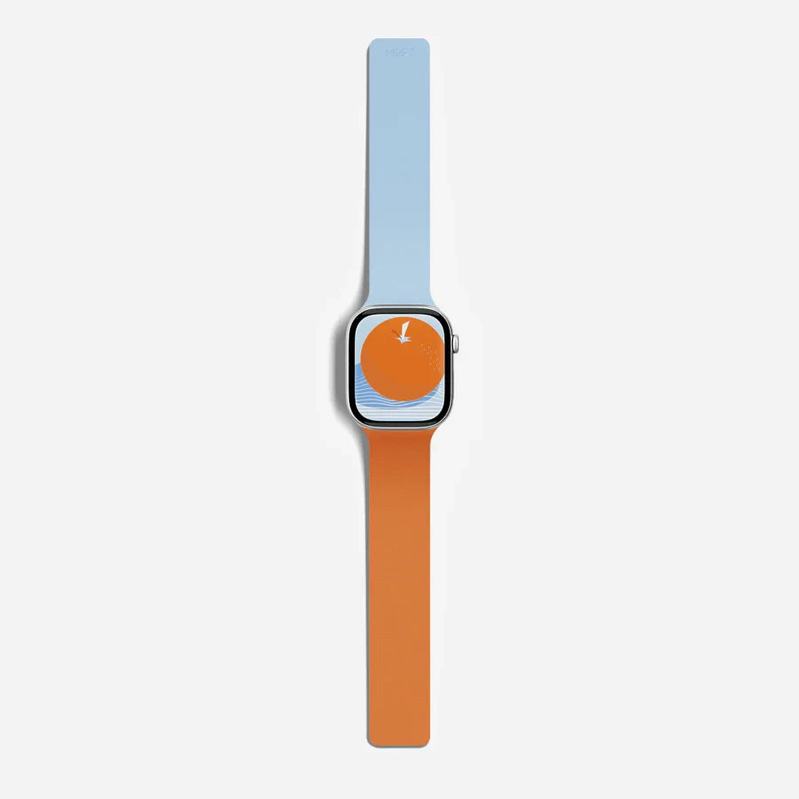 MOFT Snap Duo Apple Watch Band 44/45/46/49mm - Sunrise Orange / Soothing Mist MOFT Snap Duo Apple Watch Band 44/45/46/49mm - Sunrise Orange / Soothing Mist