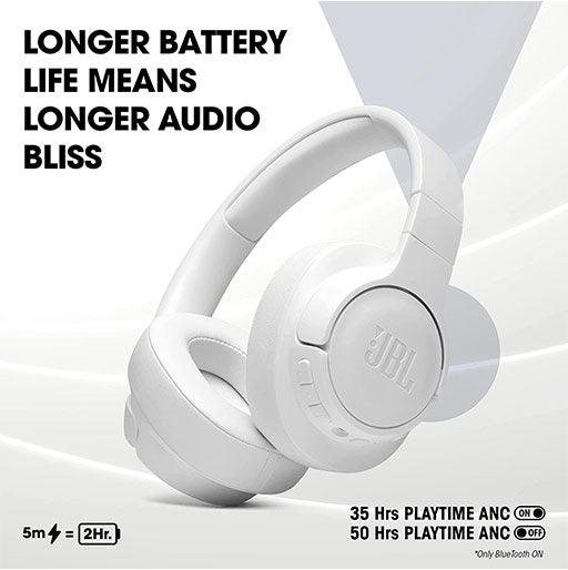 JBL Tune 760NC Lightweight Foldable Over Ear Wireless Headphones