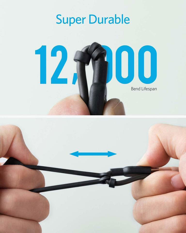 Anker PowerLine II 3-in-1 Cable (0.9m/3ft) – Black Anker PowerLine II 3-in-1 Cable (0.9m/3ft) – Black
